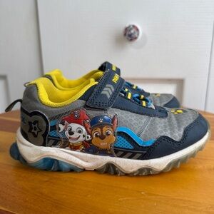 Paw Patrol hook loop kids shoes size 12